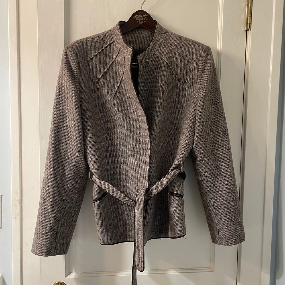 Devon Hall by Robert Paul Taboh Jacket. Sz. Large Brown - Picture 3 of 10